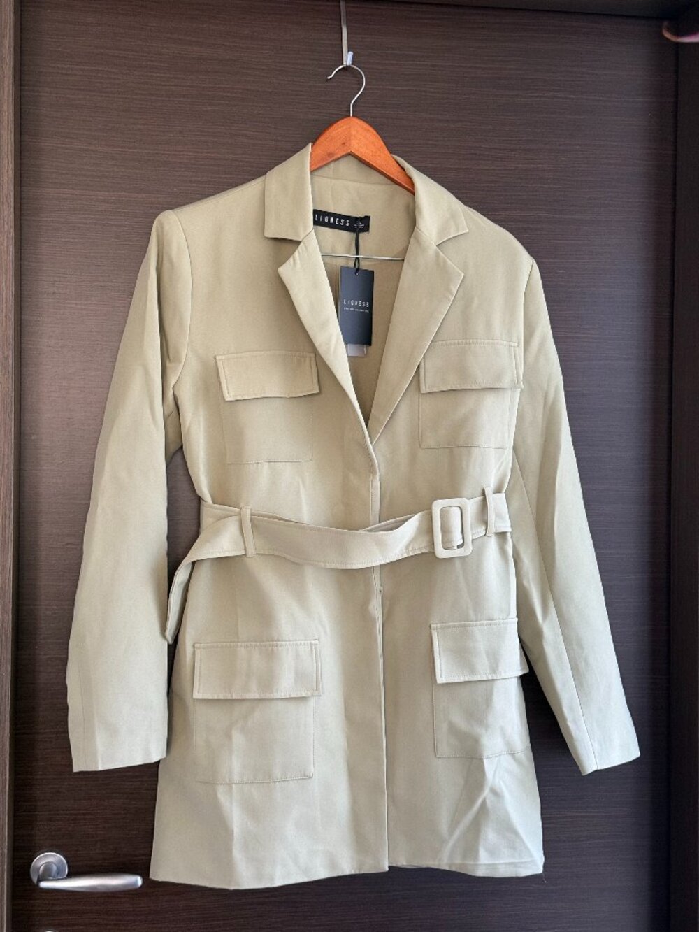 Lioness Steinway Mini Blazer Dress in Sage